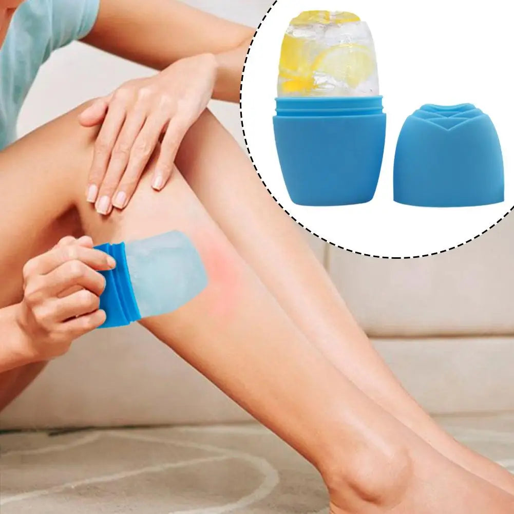 Wiederverwendbarer Ice Roller – Eis-Massagegerät für Gesicht & Körper, Hautstraffung & Erfrischung