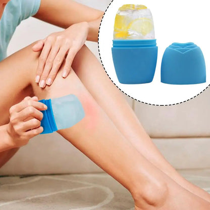 Wiederverwendbarer Ice Roller – Eis-Massagegerät für Gesicht & Körper, Hautstraffung & Erfrischung