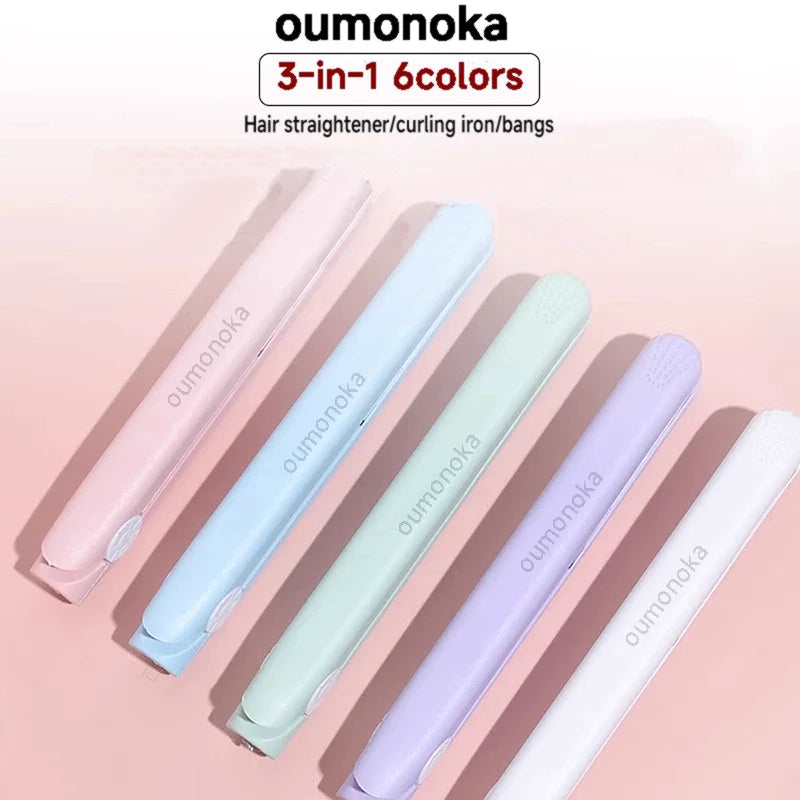 Mini Glätteisen 3-in-1 – Kompaktes Stylinggerät für Reisen & schnelles Haarstyling