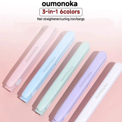 Mini Glätteisen 3-in-1 – Kompaktes Stylinggerät für Reisen & schnelles Haarstyling